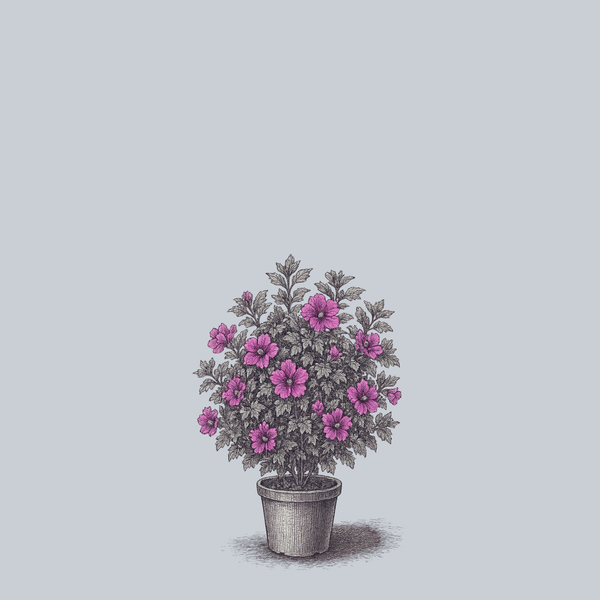 Purple Satin Rose of Sharon