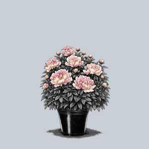 Raspberry Sundae Peony