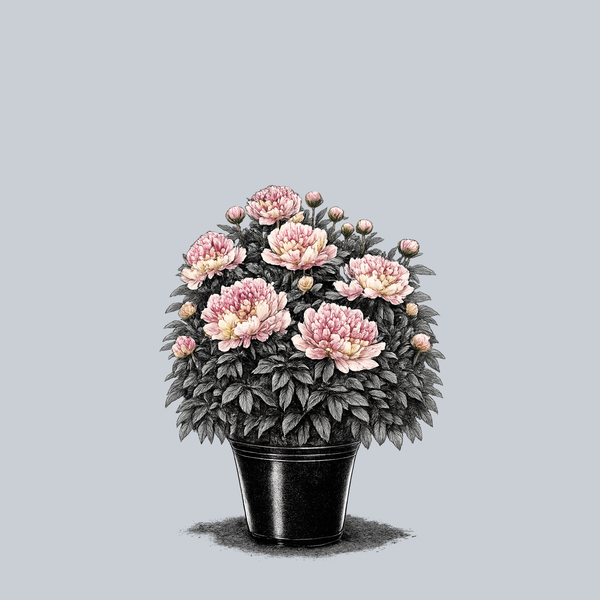 Raspberry Sundae Peony