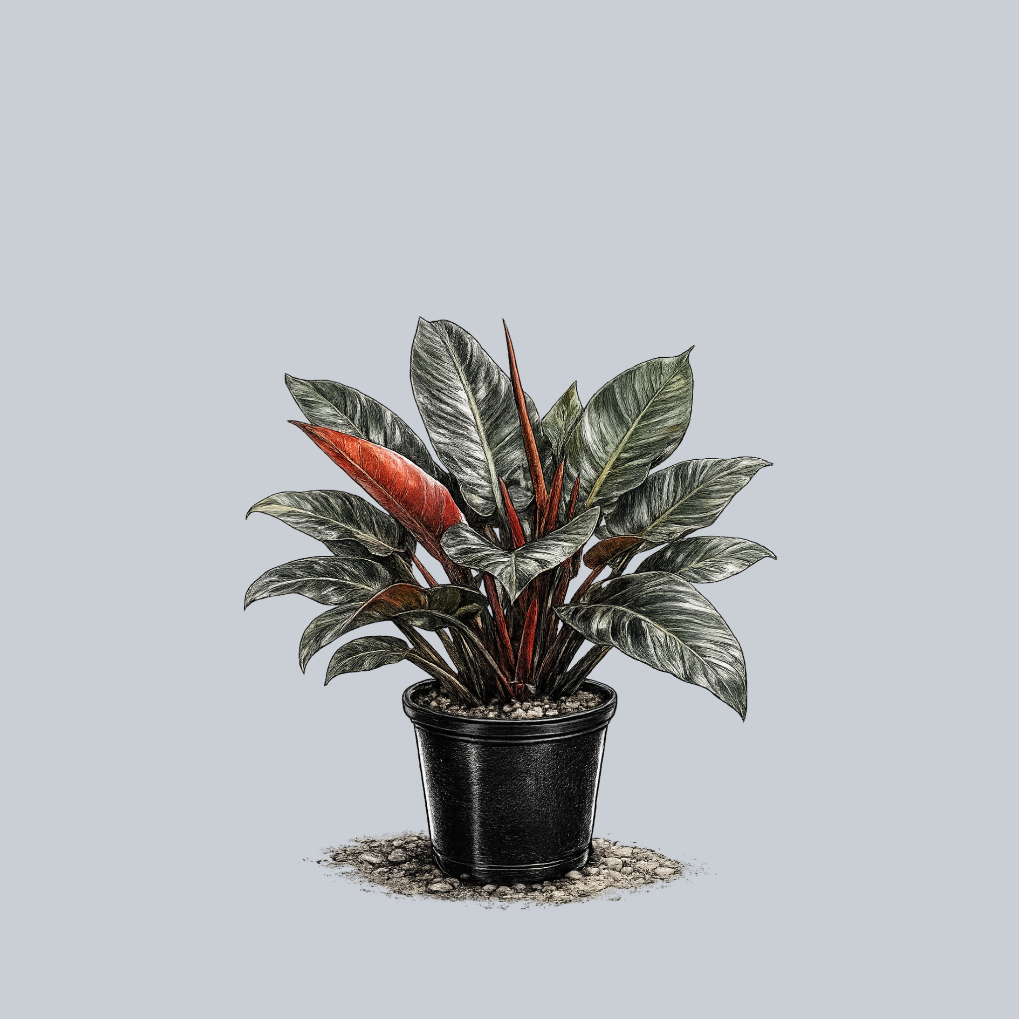 Red Diamond Philodendron  Plant Detectives