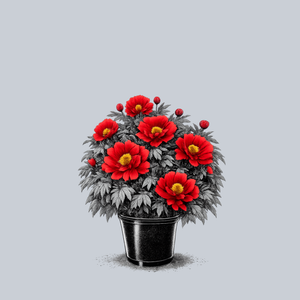 Red Tree Peony