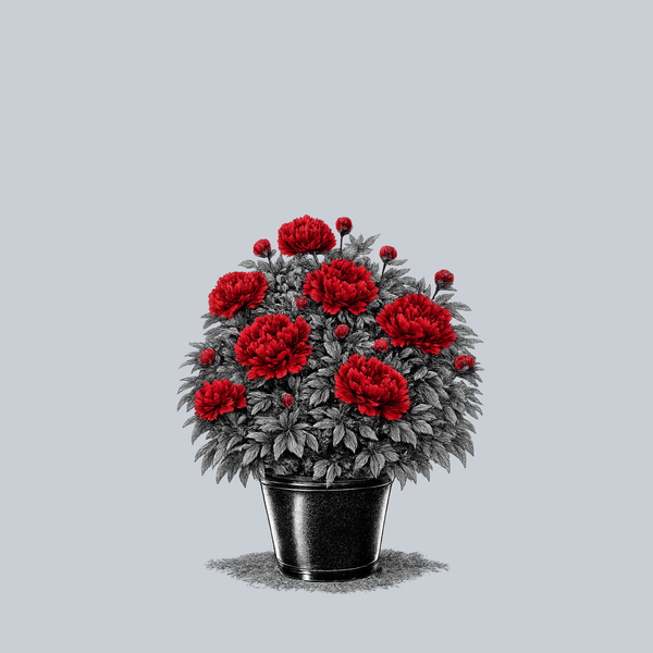 Red Charm Peony