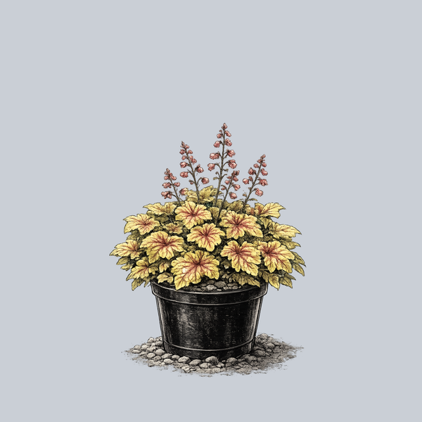 Red Lightning Coral Bells