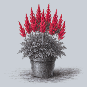 Red Sentinel Astilbe