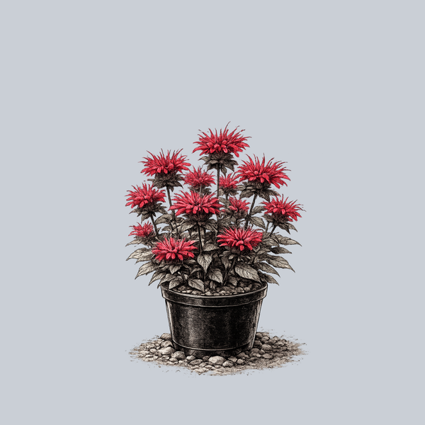 Red Velvet Bee Balm