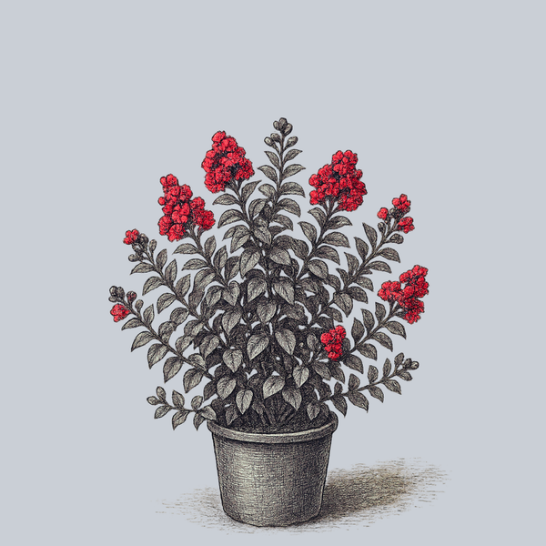 Rikki Tikki Rouge Crape Myrtle