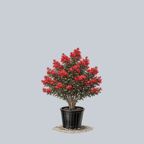 Rikki Tikki Rouge Crape Myrtle