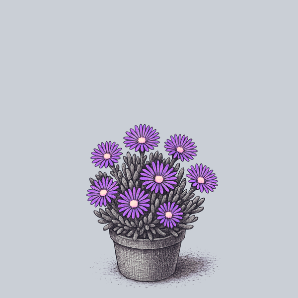 Rock Crystal Purple Ice Plant
