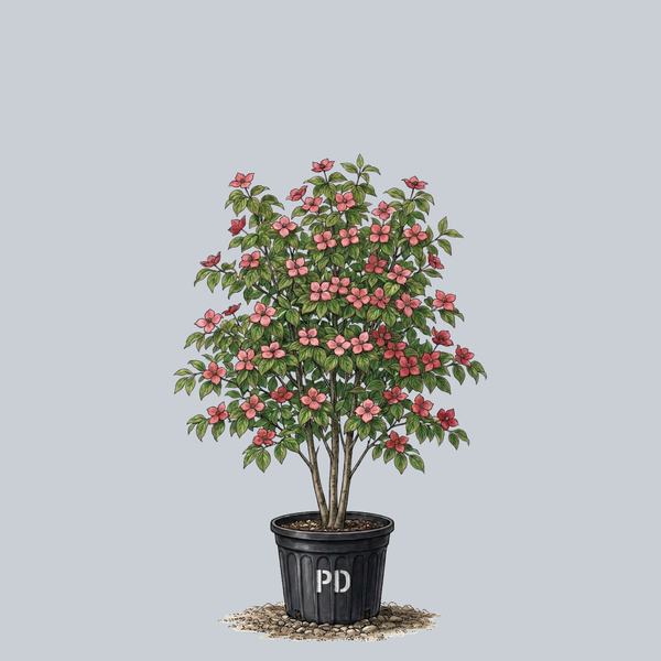 Rosy Teacups Pink Dogwood