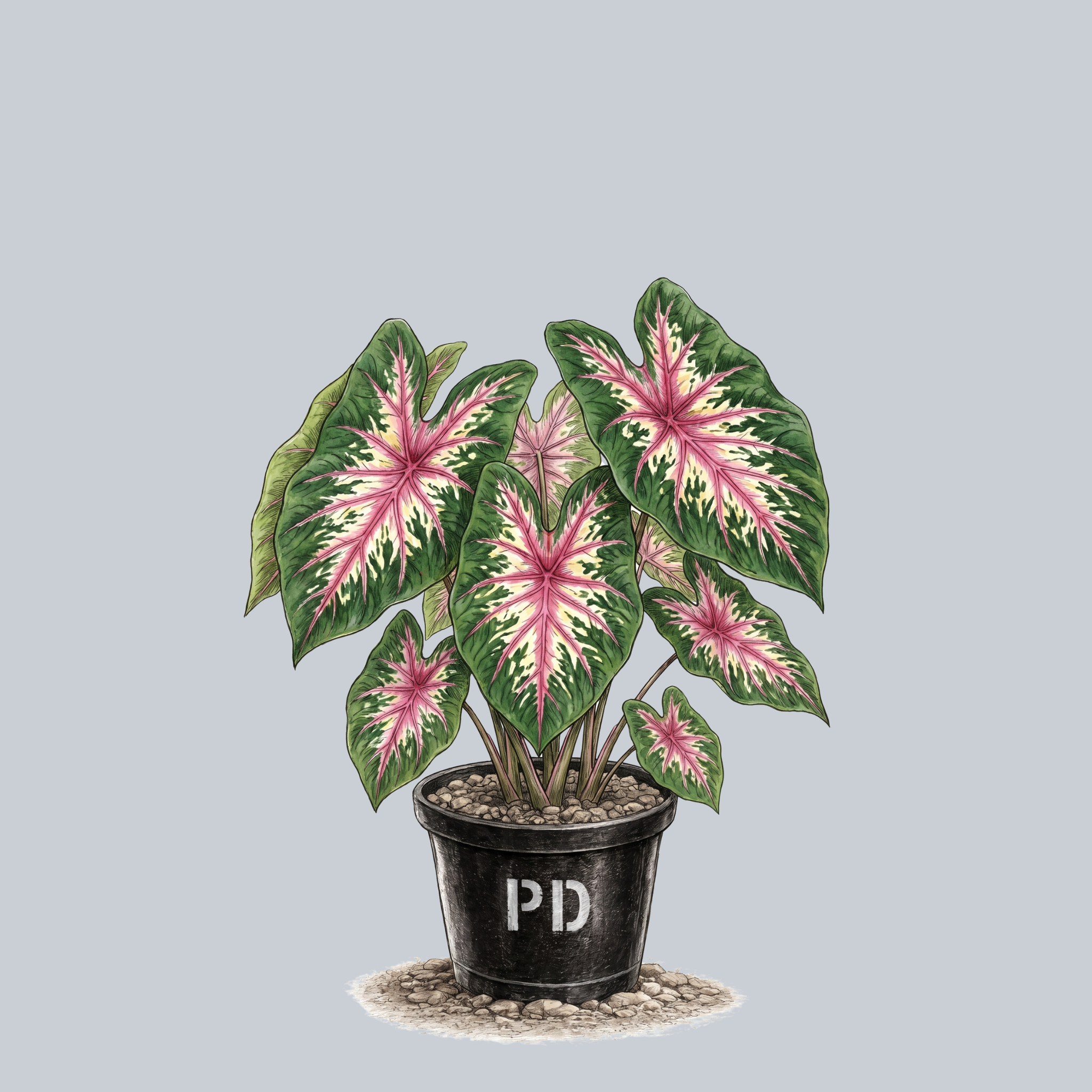 pink elephant ear looking plant Royal Hawaiian Waikiki Elephant Ear – Plant Detectives