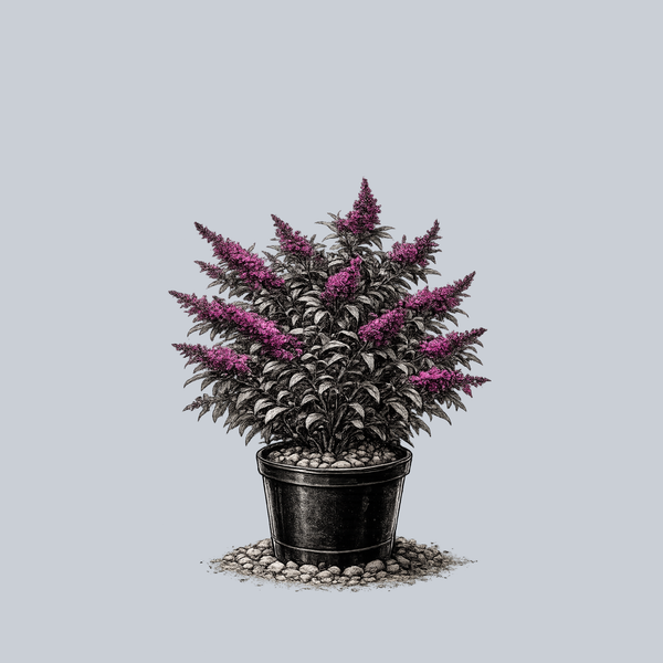 Royal Red Butterfly Bush