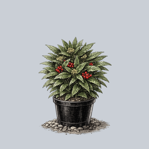 Sawtoothed Japanese Aucuba