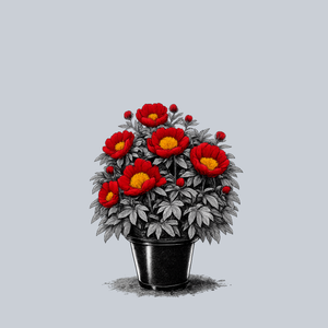 Scarlett O'Hara Peony