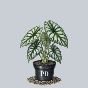 Silver Dragon Alocasia