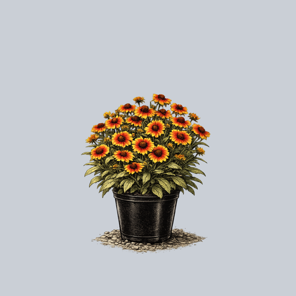 SpinTop Orange Halo Blanket Flower
