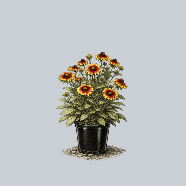 SpinTop Red Starburst Blanket Flower
