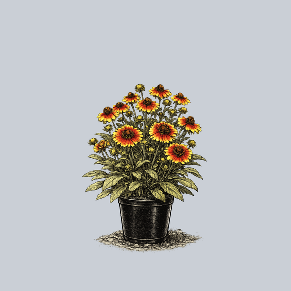 SpinTop Yellow Touch Blanket Flower