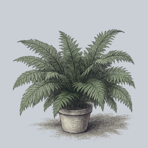 The King Ostrich Fern