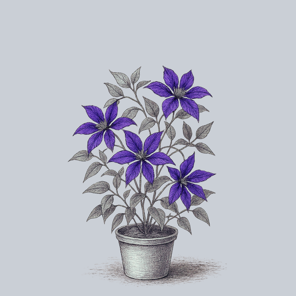 Tie Dye Clematis
