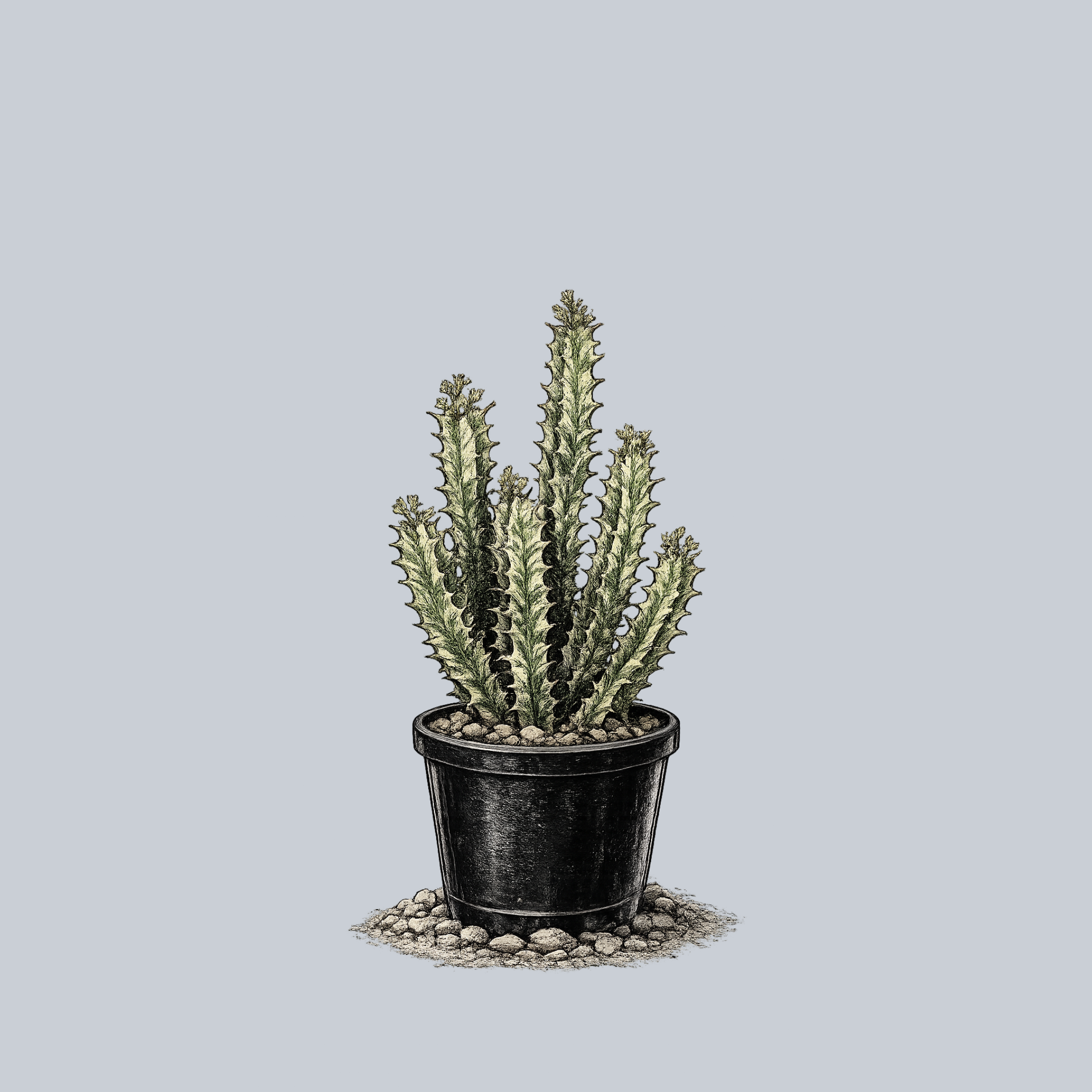 african cactus succulent Variegated African Milk Tree – Plant Detectives