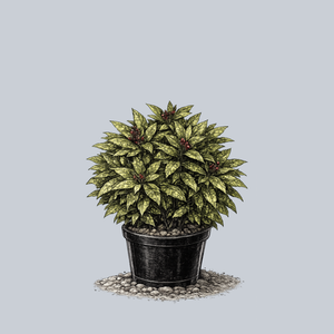 Variegated Japanese Aucuba