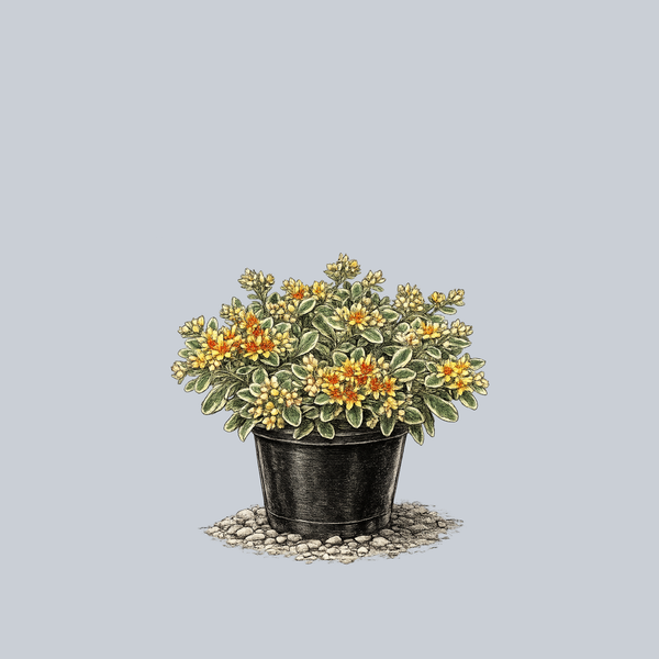 cream stone succulent Variegated Kamchatka Stonecrop – Plant Detectives