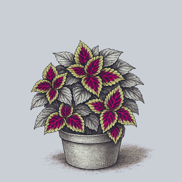 Violet Tricolor Coleus