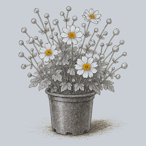 Whirlwind Japanese Anemone