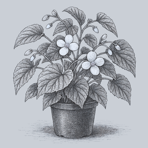 White Richmond Begonia