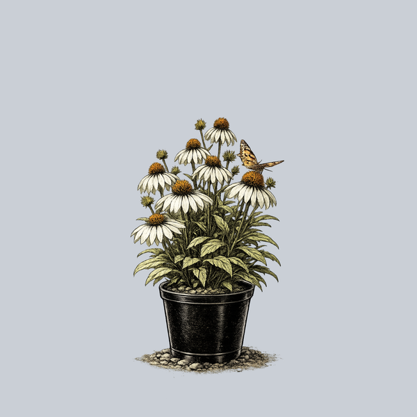 White Swan Coneflower
