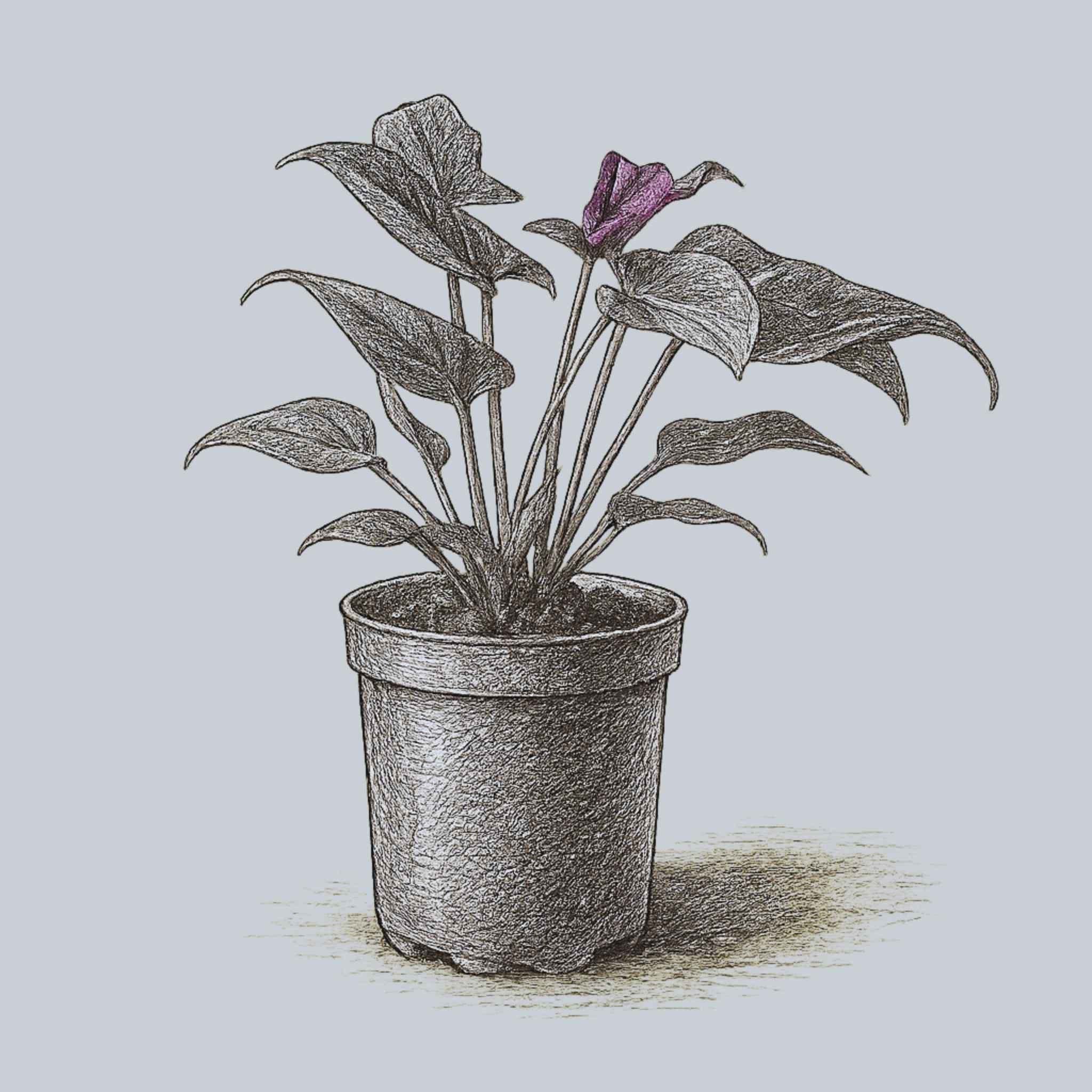 Flamingo Flower (Anthurium)  Plant Detectives