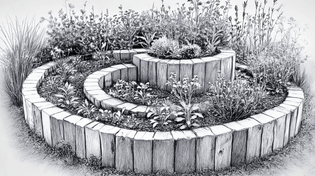 How to Build an Herb Spiral Garden | DIY Guide – Plant Detectives