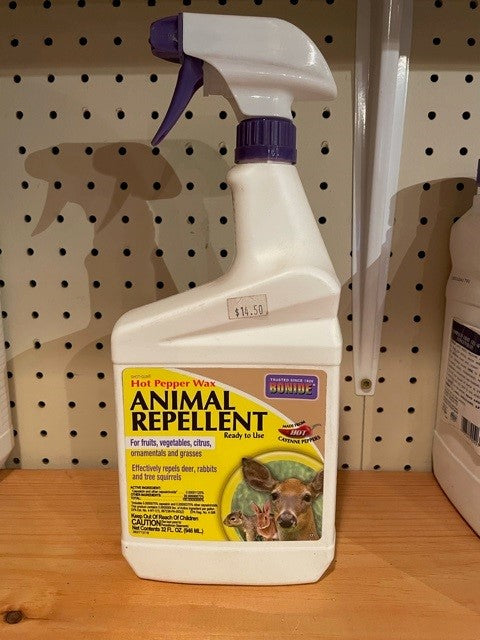 BONIDE Hot Pepper Wax Animal Repellent RTU 1 Quart - - CHEMICAL