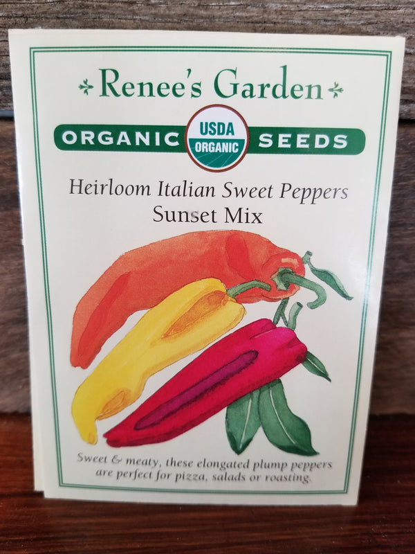 SEEDS/PEPPER ITALIAN SWEET SUNSET MIX BULBS/PACKAGED SEEDS Plant Detectives   
