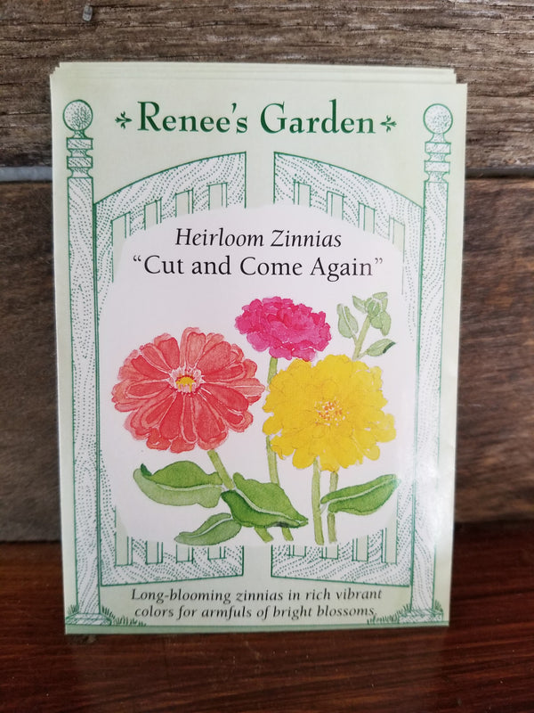SEEDS/ZINNIAS CUT AND COME AGAIN      5070  Plant Detectives   