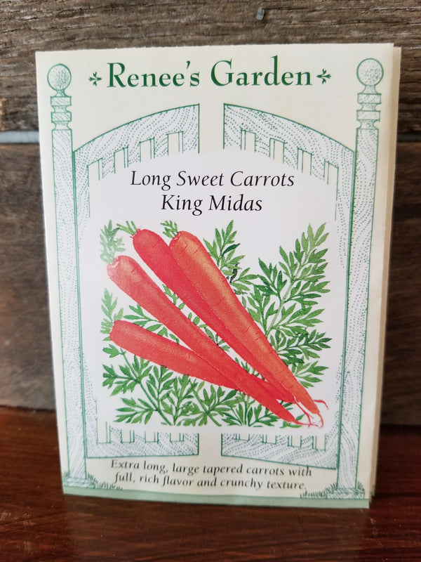 SEED/CARROTS KING MIDAS F1 #5154 BULBS/PACKAGED SEEDS Plant Detectives   